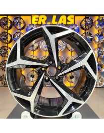 4 Adet BK-5340 7,5*17 5*100 ET35 57,1 BLACK MACK JANT (Takım)