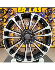 4 Adet DY-957 7,5*17 4*98 ET39 58,1 BLACK MACK JANT (Takım)