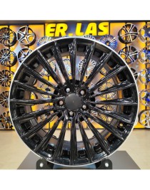 2 Adet KM-D989 9,5*19 5*112 ET48 66,6 BLACK/LD JANT (Takım)