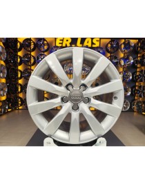 4 Adet AUDİ ORIJINAL 8*17 5*112 ET47 57.1 SILVER JANT REVİZE EDİLMİŞ (Takım)
