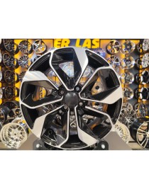 4 Adet SONIC 7502 6.5*15 4*100 ET35 67.1 BLACK MACK JANT (Takım)