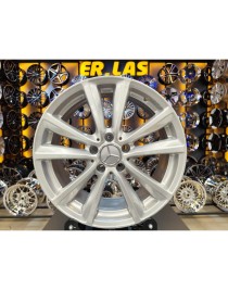 4 Adet MERCEDES ORIJINAL 7.5*18 5*112 ET52 66.6 SILVER JANT REVİZE EDİLMİŞ (Takım)