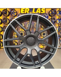 4 Adet DY-972 10*22 5*112 ET40 66.6 MAT BLACK JANT (Takım)