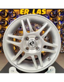 4 Adet BK-5858 5.5*14 4*100 ET40 56.1 SILVER JANT (Takım)