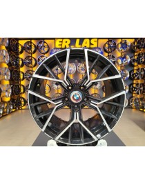 4 Adet DY-718 8-9*18 5*120 ET37 BLACK MACK JANT REVİZE EDİLMİŞ (Takım)