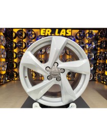 4 Adet AUDİ ORIJINAL 7*18 5*112 ET43 57.1 SILVER JANT REVİZE EDİLMİŞ (Takım)