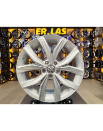 4 Adet VOLKSWAGEN ORIJINAL 7*18 5*112 ET43 57.1 SILVER JANT REVİZE EDİLMİŞ (Takım)