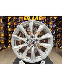 4 Adet BMW ORIJINAL 8-9*18 5*120 ET43 72.6 SILVER JANT REVİZE EDİLMİŞ (Takım)