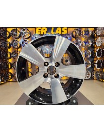4 Adet DJ-323 6.5*15 4*100 ET35 BLACK MACK JANT REVİZE EDİLMİŞ (Takım)