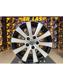 4 Adet VOLKSWAGEN ORIJINAL 7*16 5*112 ET45 57.1 BLACK MACK JANT REVİZE EDİLMİŞ (Takım)