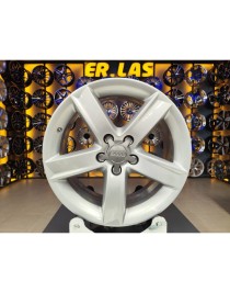 4 Adet AUDİ ORIJINAL 7*17 5*112 ET37 57.1 SILVER JANT REVİZE EDİLMİŞ (Takım)