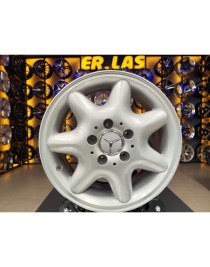 4 Adet MERCEDES ORIJINAL 6*15 5*112 ET31 66.6 SILVER JANT REVİZE EDİLMİŞ  (Takım)